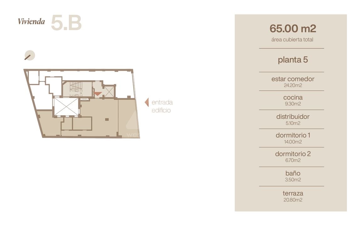 Apartamento de 2 habitaciones en Lorca - REL153032 - Foto 1