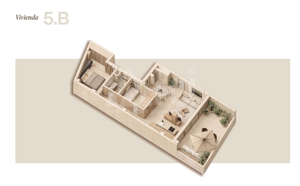 Apartamento de 2 habitaciones en Lorca - REL153032 - Foto 3