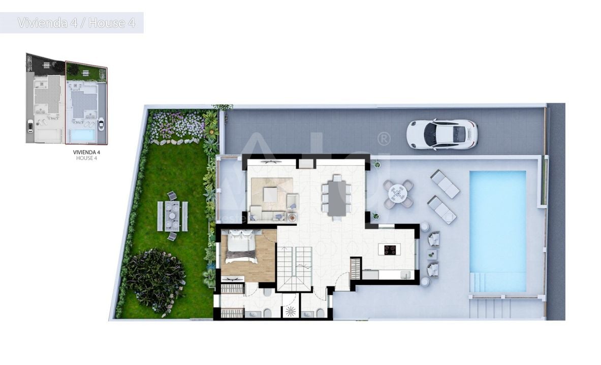 Vilă cu 3 dormitoare în Alfaz del Pi - SAG154032 - Imagini 1