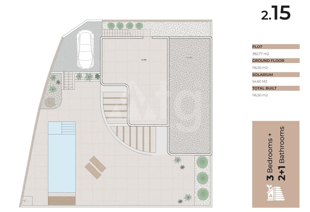 Villa Algorfa, 3 hálószoba - LAI156288 - Fénykép 2