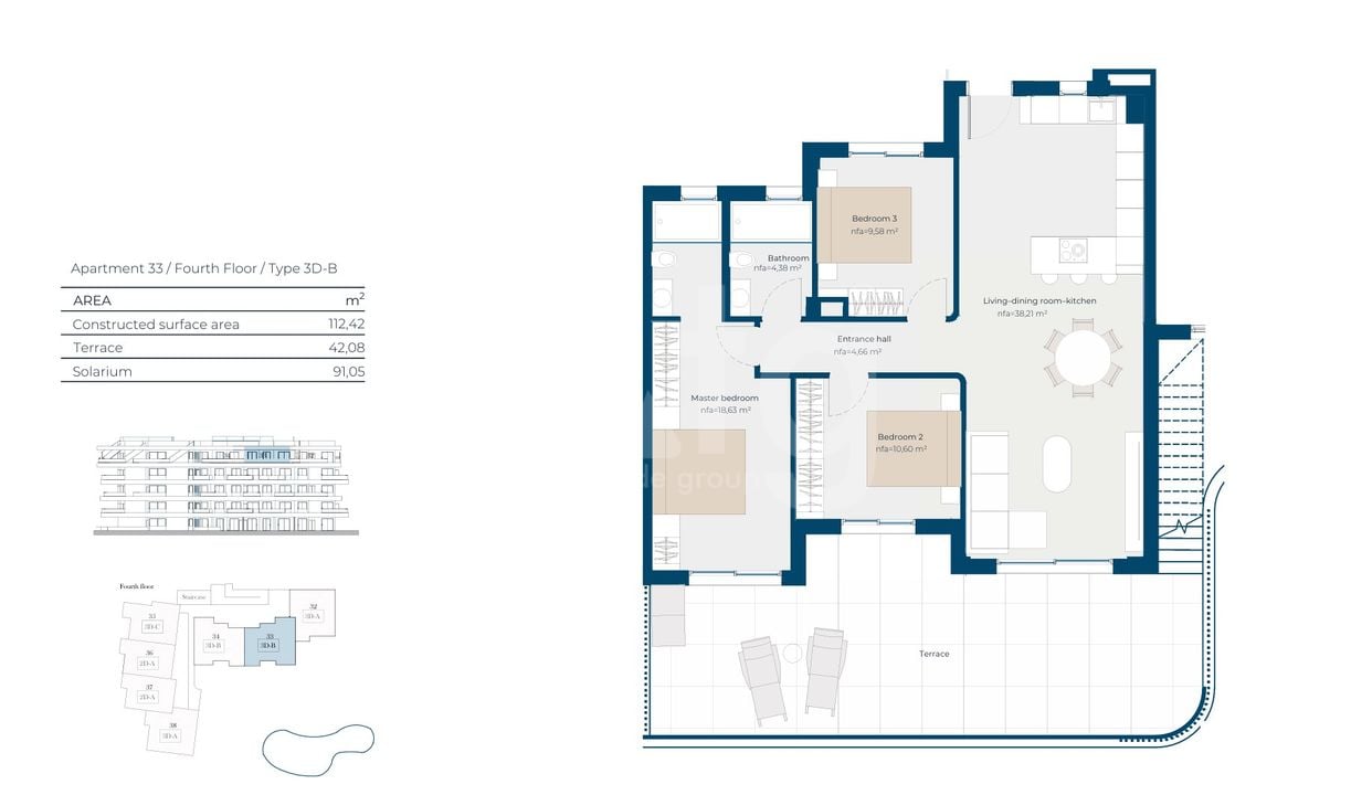 3 bedroom Penthouse in Murcia - SM160346 - Photo 1