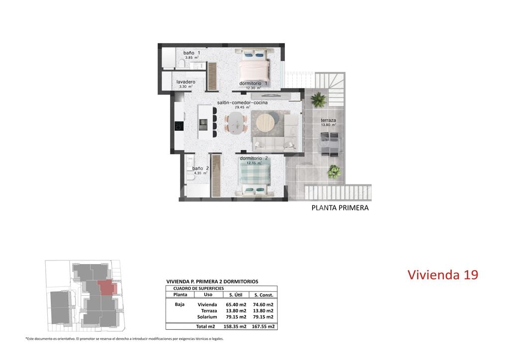 2 bedroom Bungalow in Pilar de la Horadada - BS161146 - Photo 1