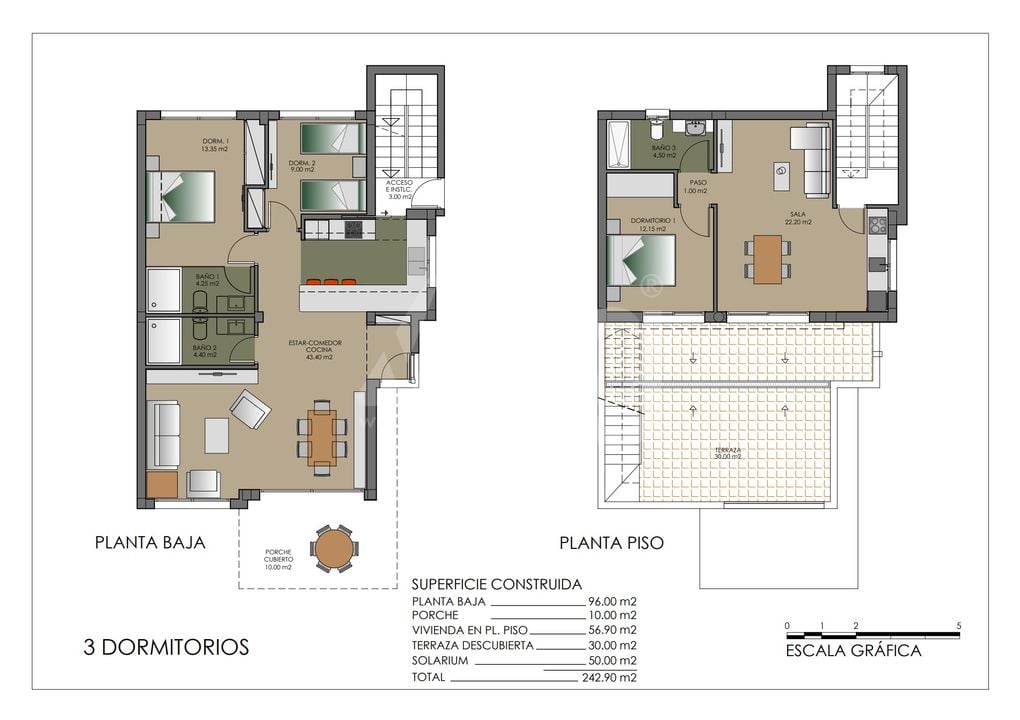 3 Schlafzimmer Villa in Dehesa de Campoamor - AGI40768 - Foto 4