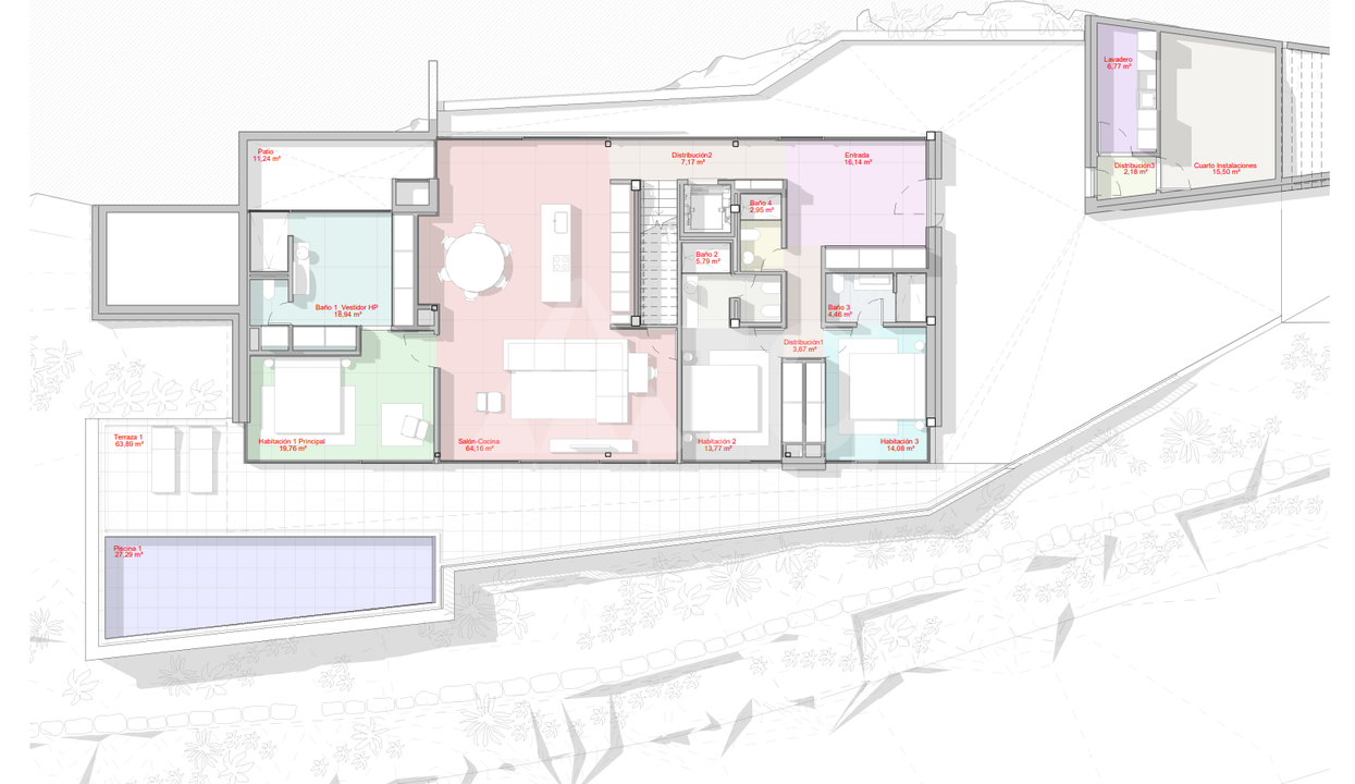 Villa de 3 habitaciones en Denia - VS47261 - Foto 1