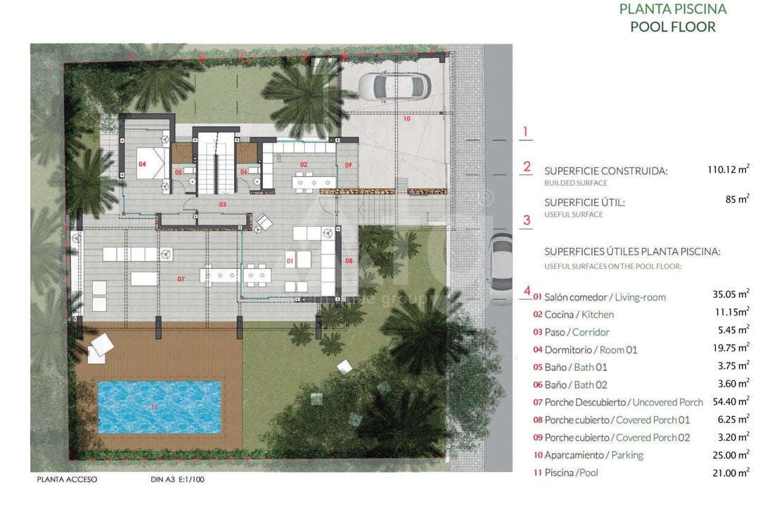 Villa de 4 habitaciones en Dehesa de Campoamor - PGS47354 - Foto 1