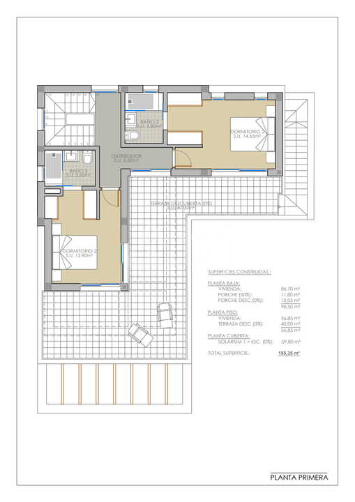 Villa La Marina, 3 hálószoba - GBQ31102 - Fénykép 3