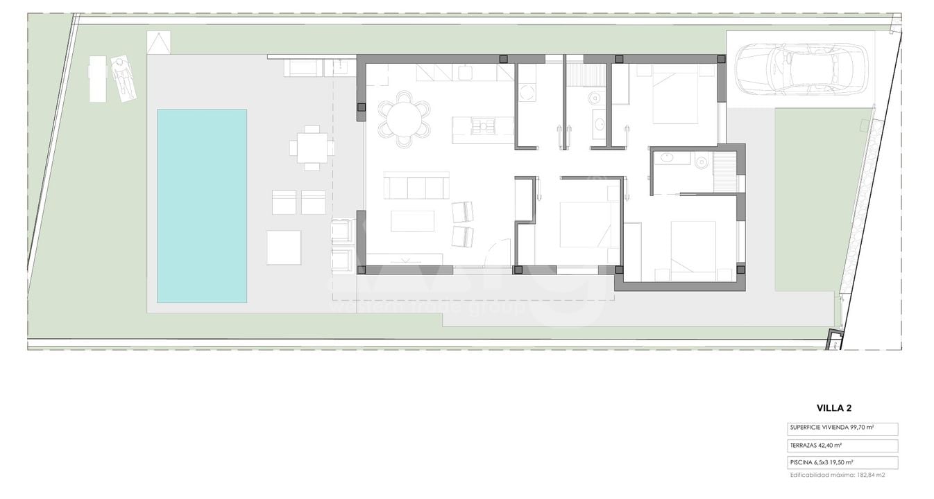 Villa in Los Montesinos, 3 slaapkamers  - GEO8329 - Foto 1
