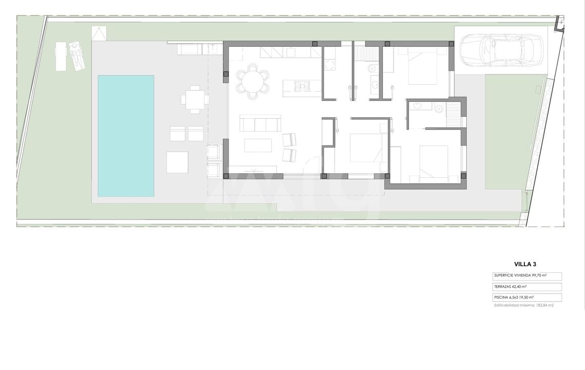 Villa de 3 chambres à Los Montesinos - GEO8334 - Photo 1