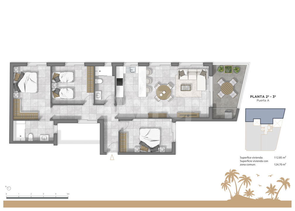 3 bedroom Apartment in Guardamar del Segura - RTG35682 - Photo 1