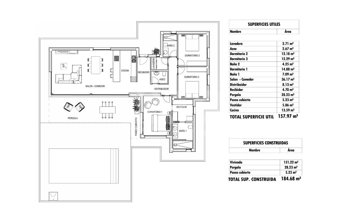 3 bedroom Villa in Pinoso - MC36485 - Photo 2