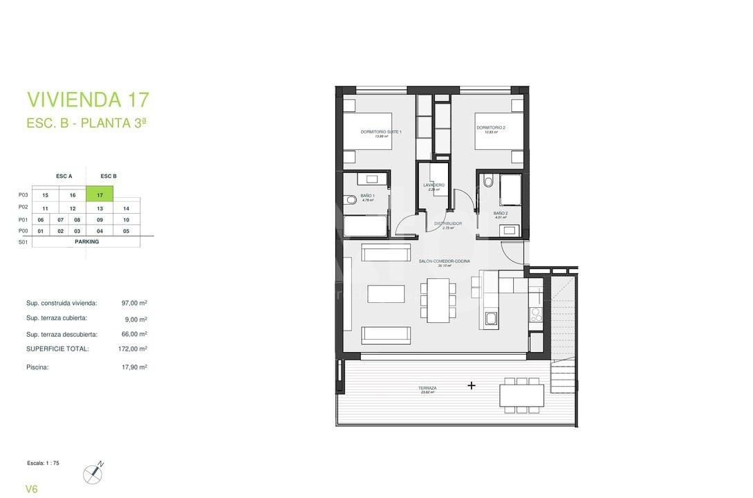 2 bedroom Penthouse in Las Colinas - GRE36626 - Photo 1