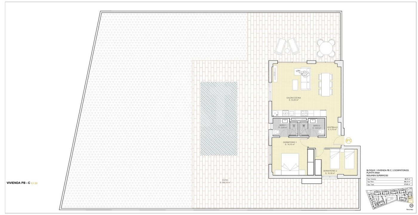 2 bedroom Apartment in Finestrat - PTA38582 - Photo 1