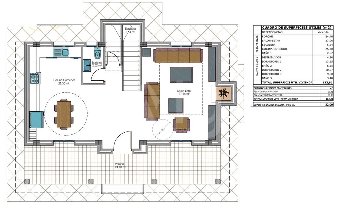 Villa de 3 habitaciones en Pinoso - LYCP47005 - Foto 1