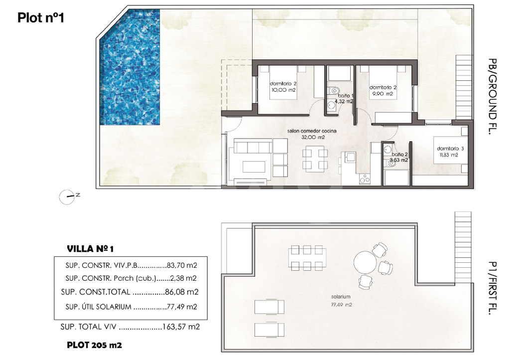 Villa Pilar de la Horadada, 3 hálószoba - MT47381 - Fénykép 1