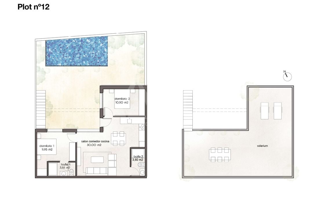 2 bedroom Villa in Pilar de la Horadada - MT47386 - Photo 1