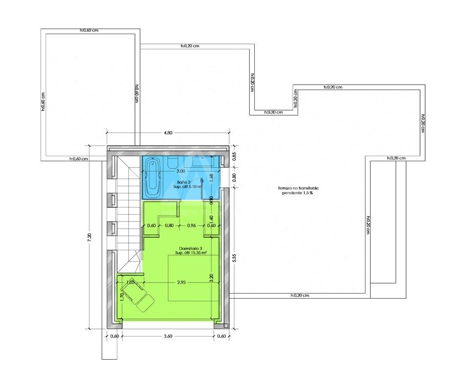 Villa in Pedreguer, 3 slaapkamers  - CSM48343 - Foto 2