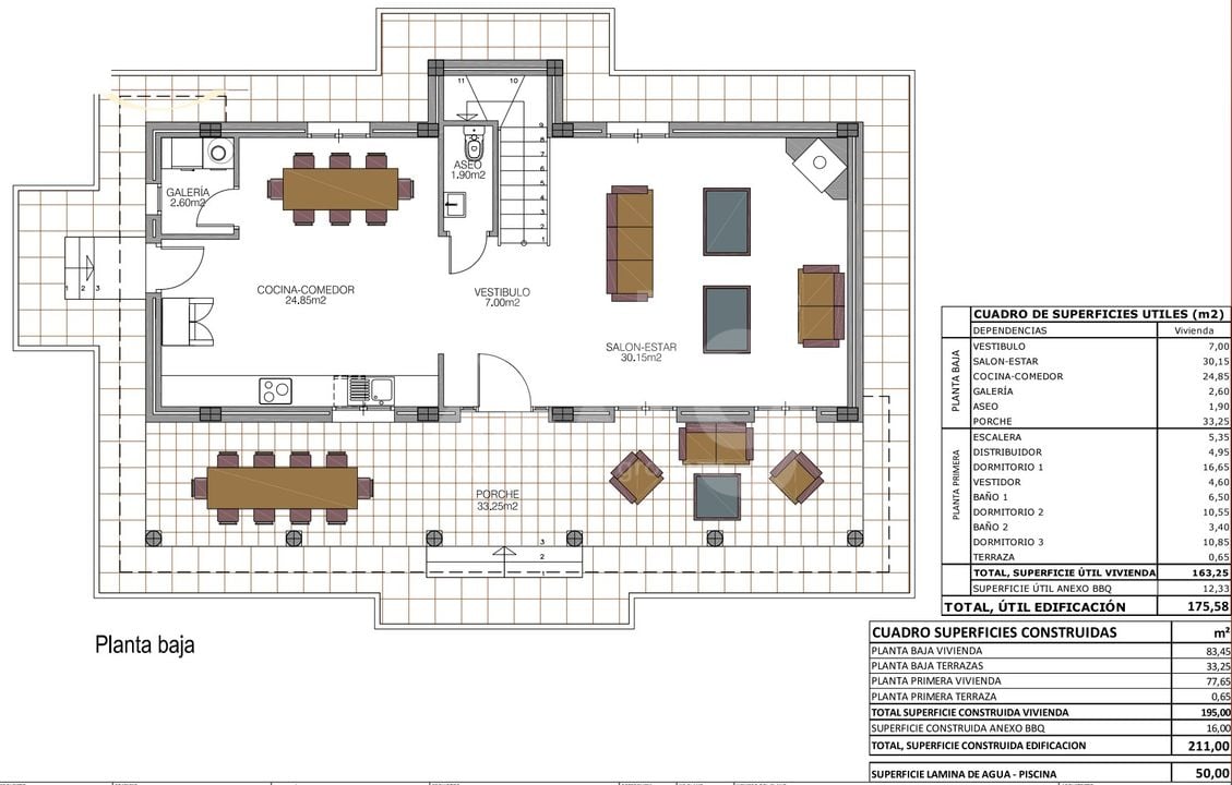 Villa de 3 habitaciones en Pinoso - LYCP48414 - Foto 1