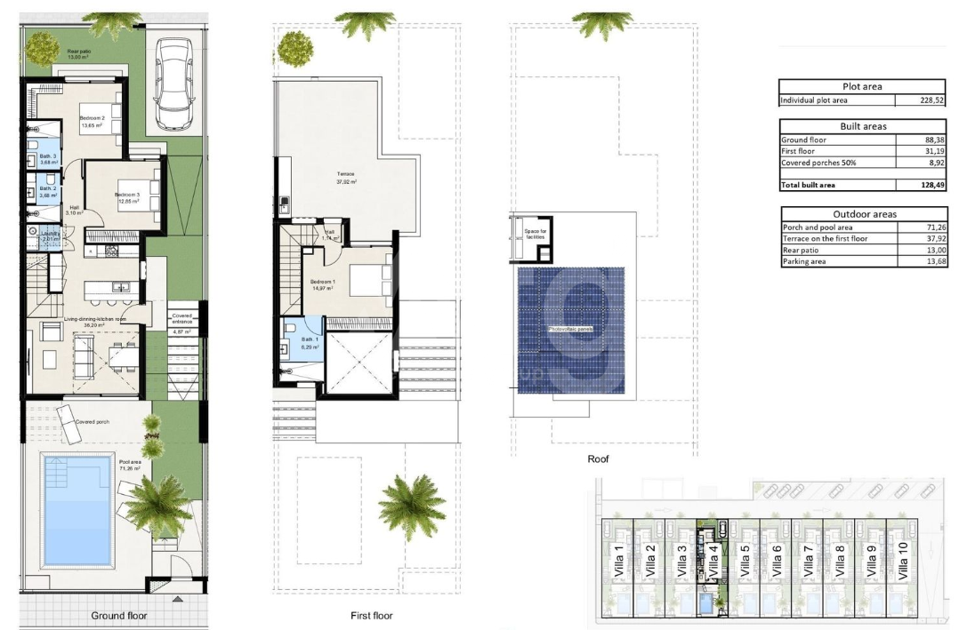 Villa de 3 chambres à Los Nietos - WD50889 - Photo 1