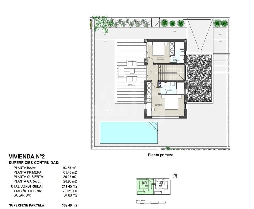 3 Schlafzimmer Villa in Pilar de la Horadada - NP53484 - Foto 2