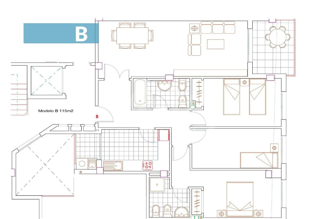 3 Schlafzimmer Appartement in Alcantarilla - HJL73841 - Foto 1