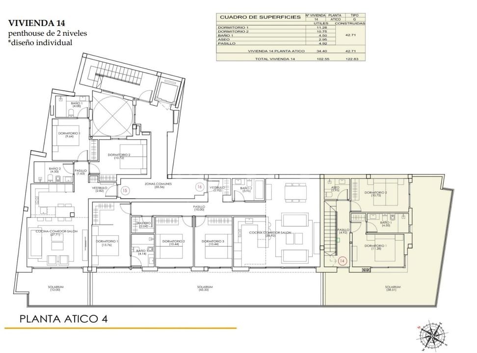 3 Schlafzimmer Penthouse-Wohnung in Torrevieja - WMG75980 - Foto 2