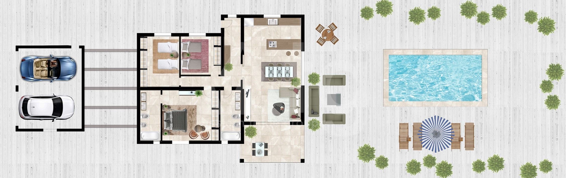 Villa in Hondón de las Nieves, 3 slaapkamers  - IPE76163 - Foto 1
