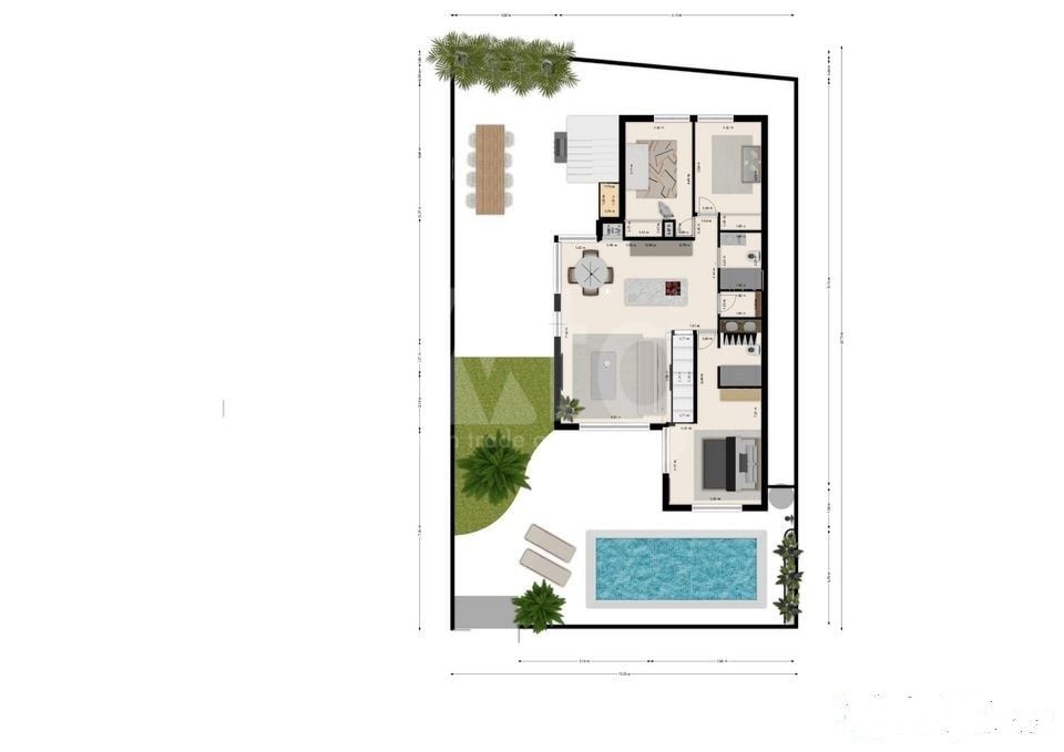 4 bedroom Villa in San Miguel de Salinas - SID76581 - Photo 2