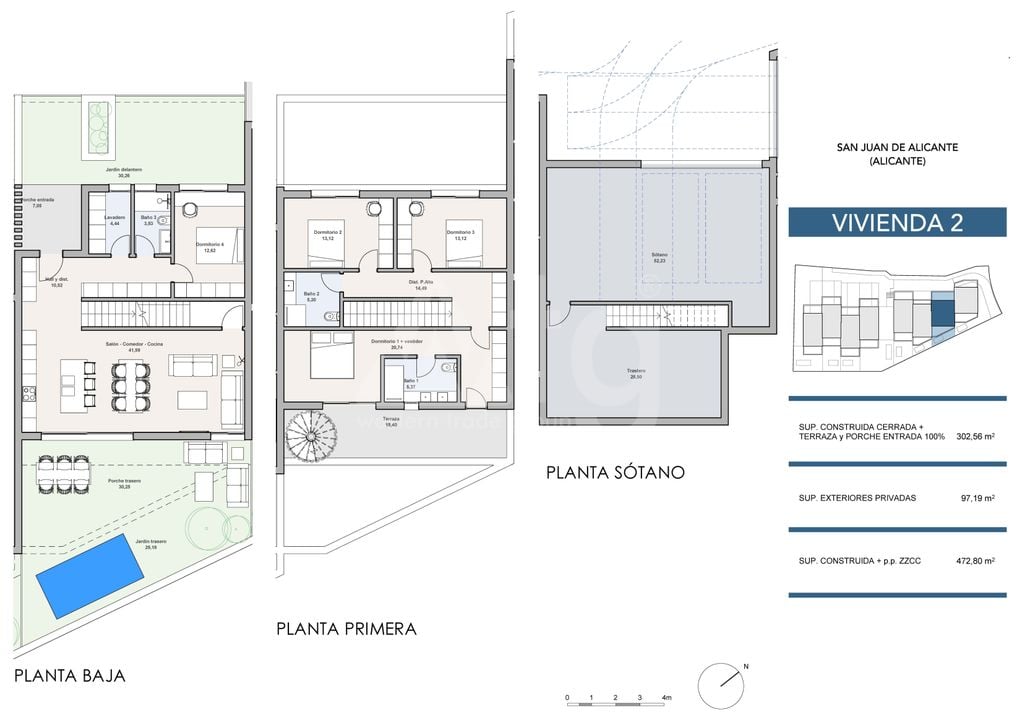 4 bedroom Townhouse in San Juan de Alicante - VHG77999 - Photo 1