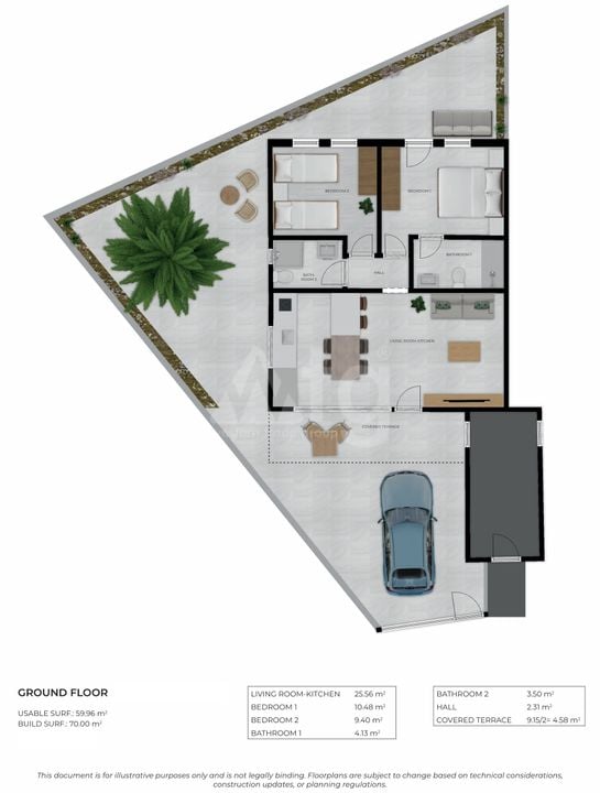 Appartement in La Pinilla, 2 slaapkamers  - CCP79753 - Foto 1