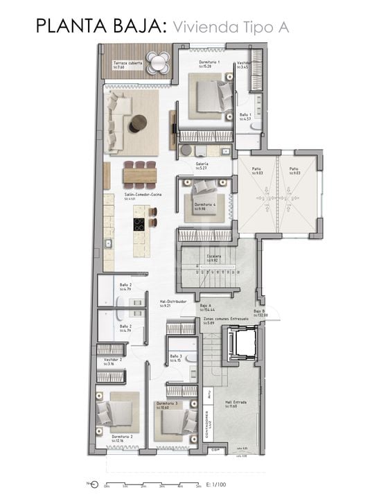 4 bedroom Apartment in Guardamar del Segura - PM82165 - Photo 1