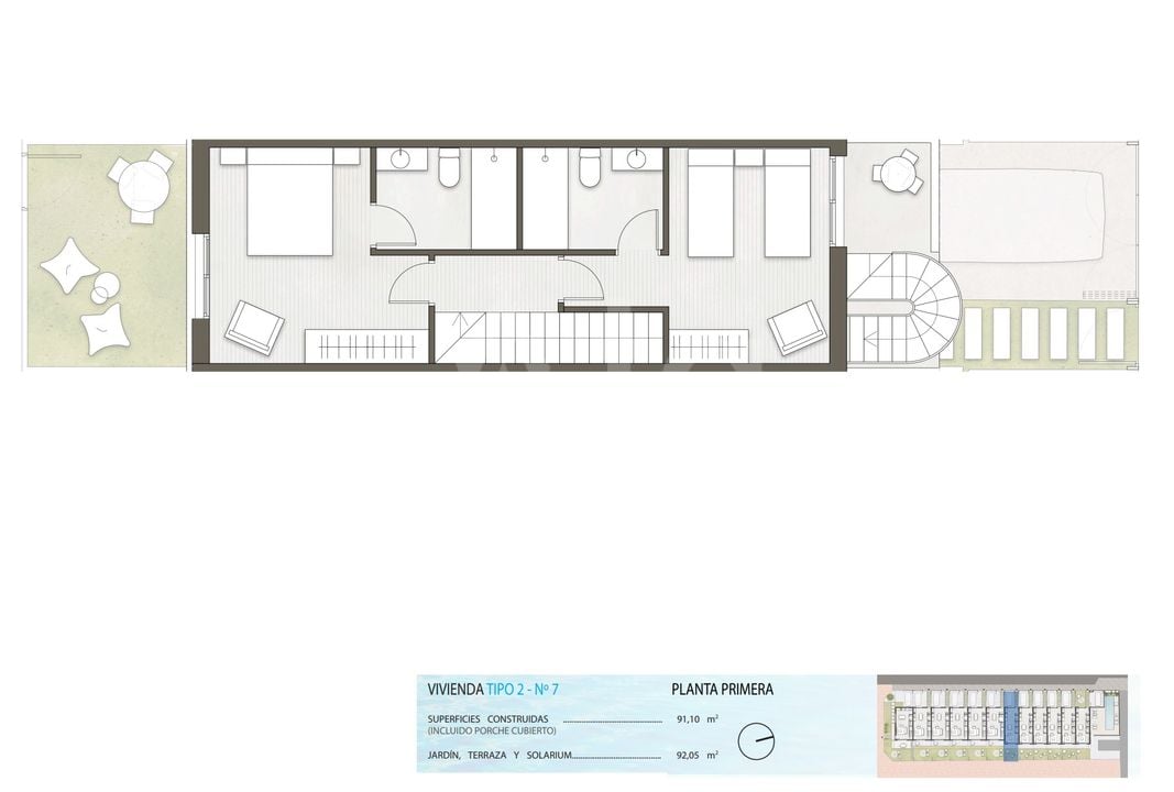 2 bedroom Townhouse in Pilar de la Horadada - ZLG83924 - Photo 2