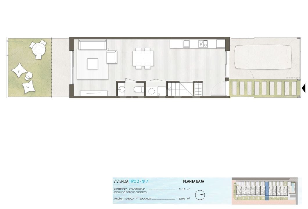 2 bedroom Townhouse in Pilar de la Horadada - ZLG83924 - Photo 1