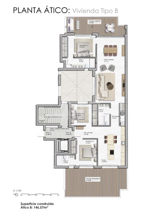 3 bedroom Penthouse in Guardamar del Segura - PM87905 - Photo 1