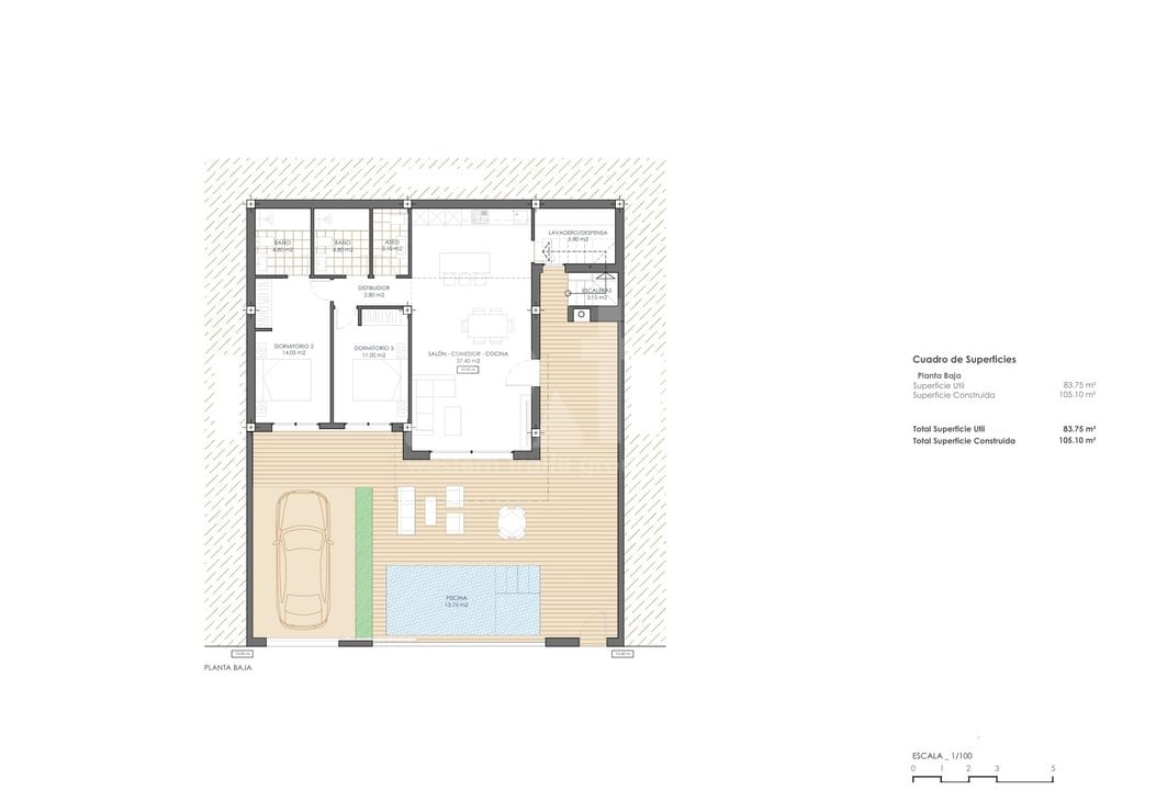 2 bedroom Villa in San Juan de los Terreros - VN126162 - Photo 1