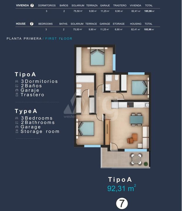 3 bedroom Bungalow in San Pedro del Pinatar - KR89848 - Photo 1