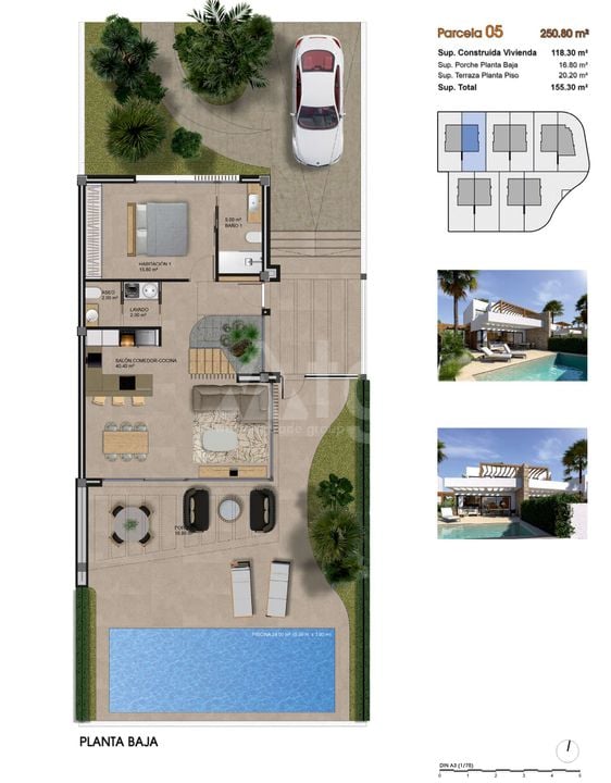 Villa in Aspe, 3 slaapkamers  - GPF91092 - Foto 1
