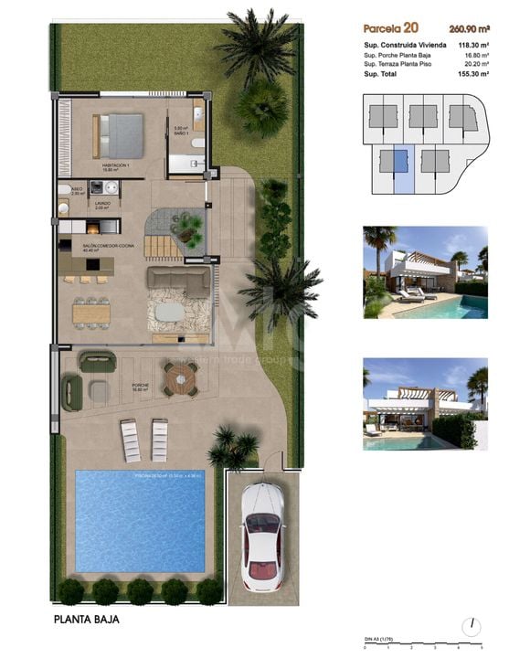 Villa in Aspe, 3 slaapkamers  - GPF91095 - Foto 1