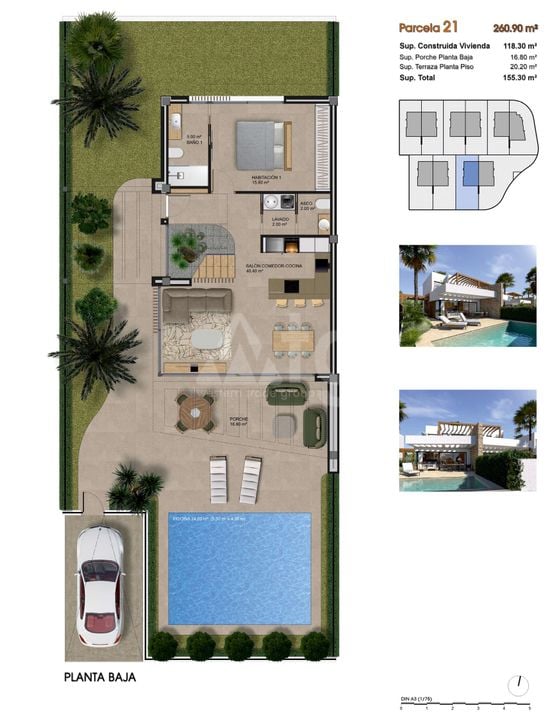 Villa in Aspe, 3 slaapkamers  - GPF91096 - Foto 1
