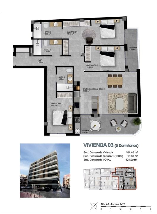 Apartmán   v Santa Pola, 2 ložnice - SOL92505 - Foto 2