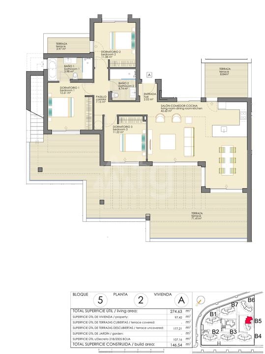 3 Schlafzimmer Penthouse-Wohnung in Estepona - UBA95617 - Foto 1