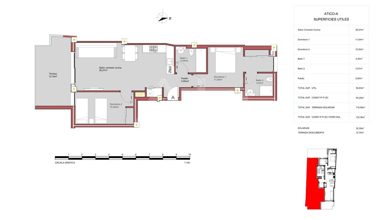 2 bedroom Penthouse in Torrevieja - AG97074 - Photo 1
