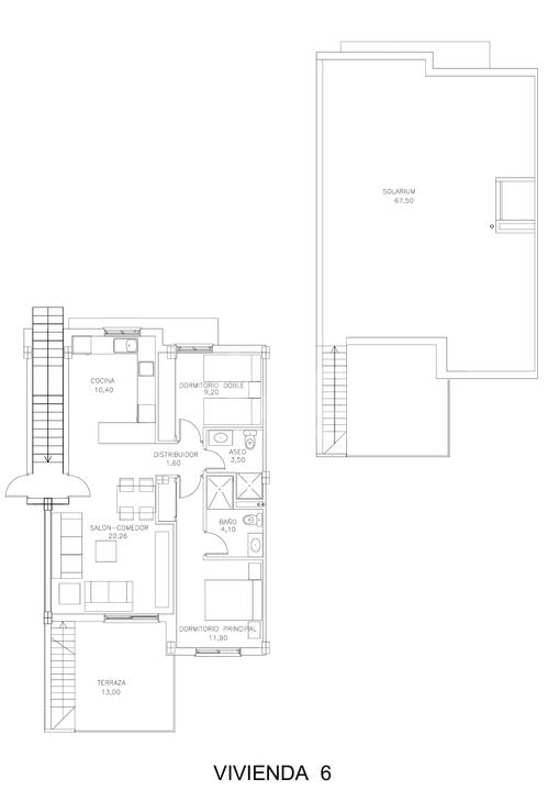 Bungalow cu 2 dormitoare în San Miguel de Salinas - SLM99891 - Imagini 1