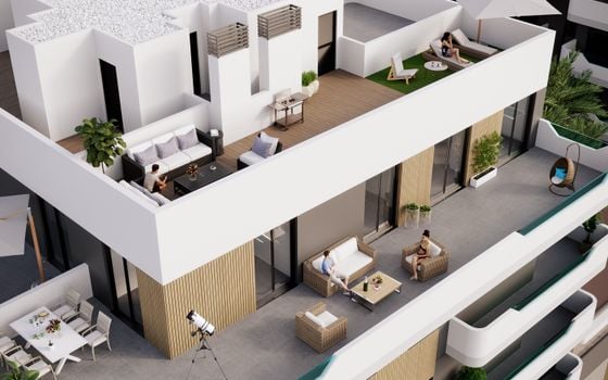 Penthouse de 2 chambres à Santa Pola - US81844 - Photo - Small - 6