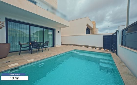 Villa de 3 chambres à San Pedro del Pinatar - ASU27491 - Photo - 2